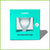 A menstrual cup from Lunette, packaged in a cardboard box. Size 1.
