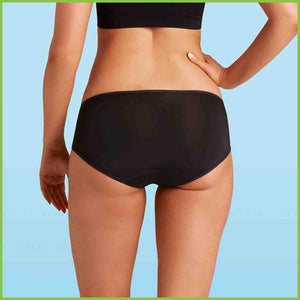 Love Luna period underwear in the midi style - model 1 - rear view