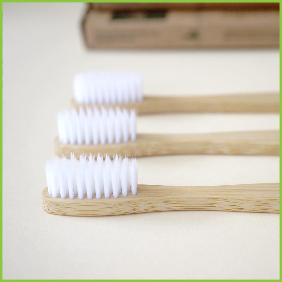 Bamboo Toothbrush - 12 Pack - Go Bamboo