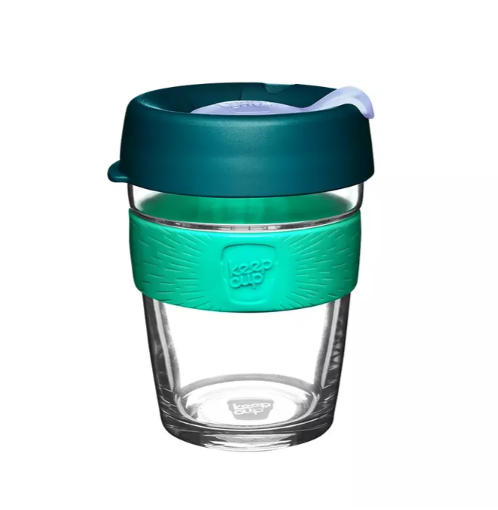 KeepCup Brew - Glass Reusable Cup - MEDIUM - 340ml (12oz)
