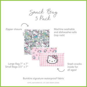 Hello Kitty Snack Bags - Bumkins - 3 Pack