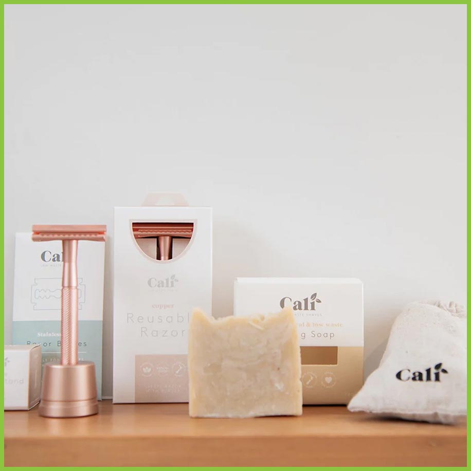 Safety Razor Gift Set - Low Waste Shaving - CaliWoods