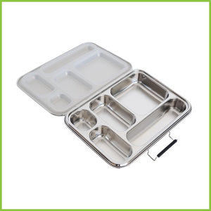 Nestling Stainless Steel Bento Lunchbox - 5 Compartments