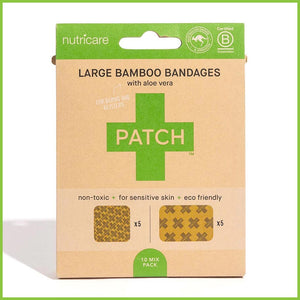 PATCH Bamboo Plasters - Large Size - 10 Pack
