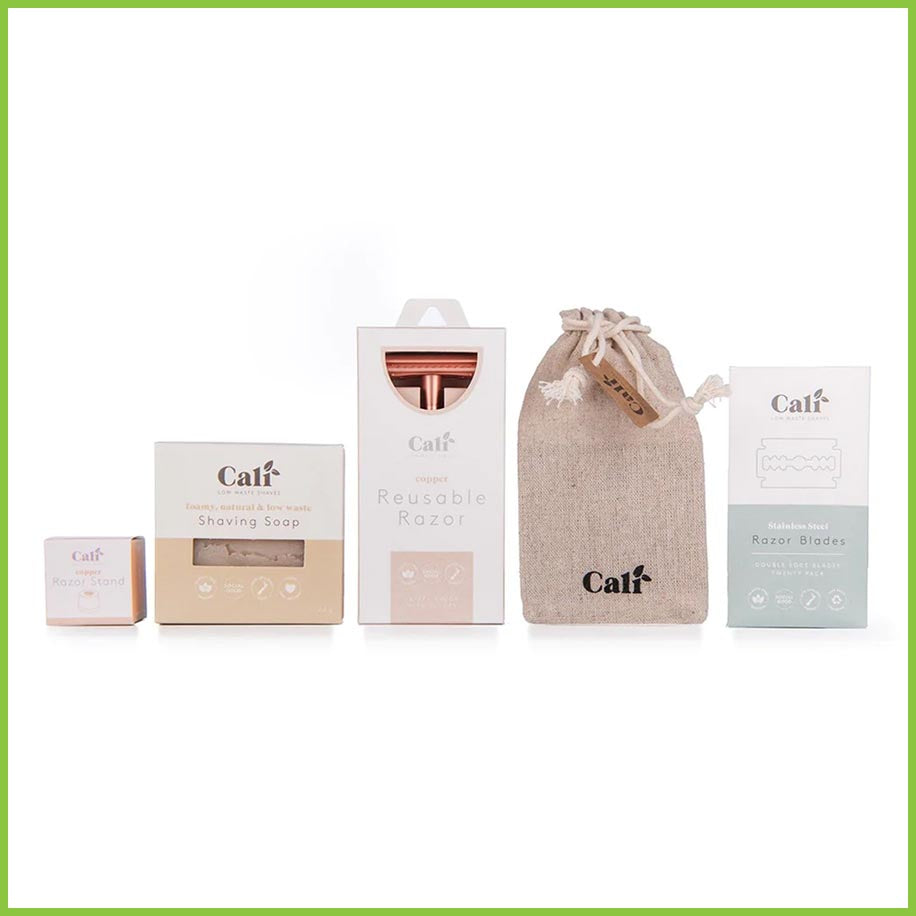 Safety Razor Gift Set - Low Waste Shaving - CaliWoods