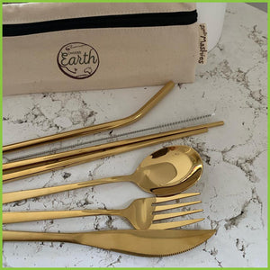 Reusable Travel Cutlery Set - Little Mashies