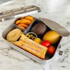 Bento Ninja's Stainless Steel Leakproof Lunchbox - 3-Compartment