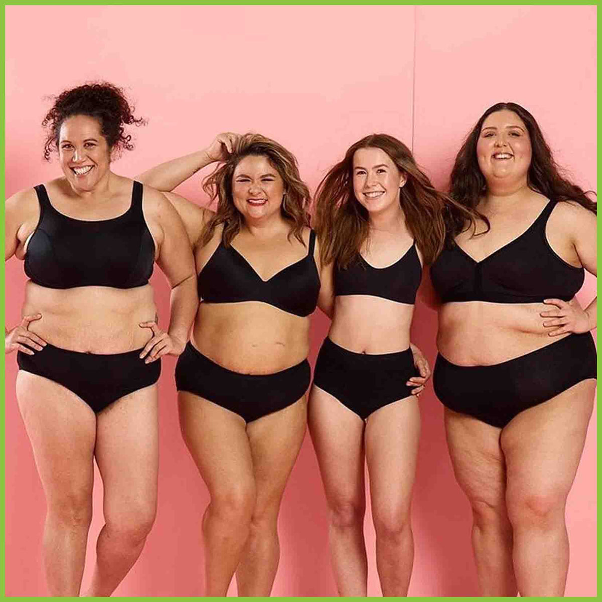 Love Luna Period Underwear - HEAVY (40ml) - Full Brief - Black