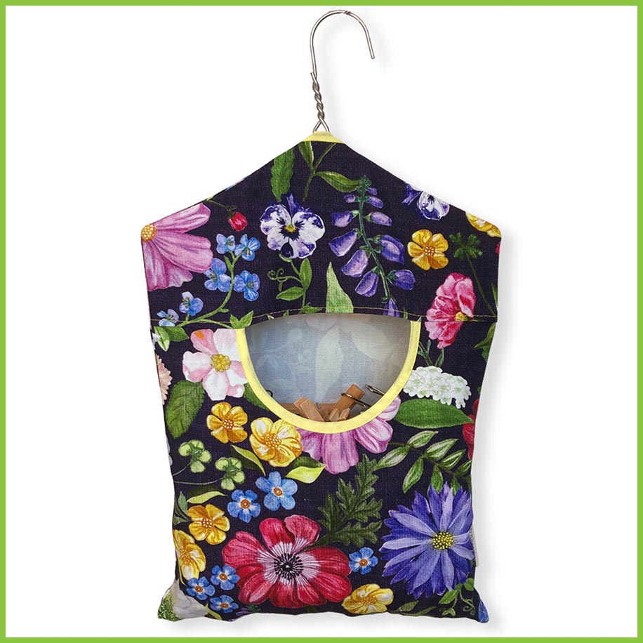 Peg Bag - Bright Floral