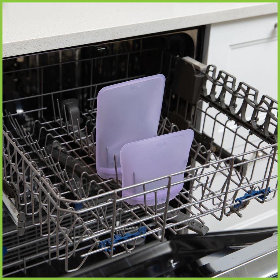 Reusable Silicone Freezer Bags - Zip-Lock Food Storage Bags | Bumkins