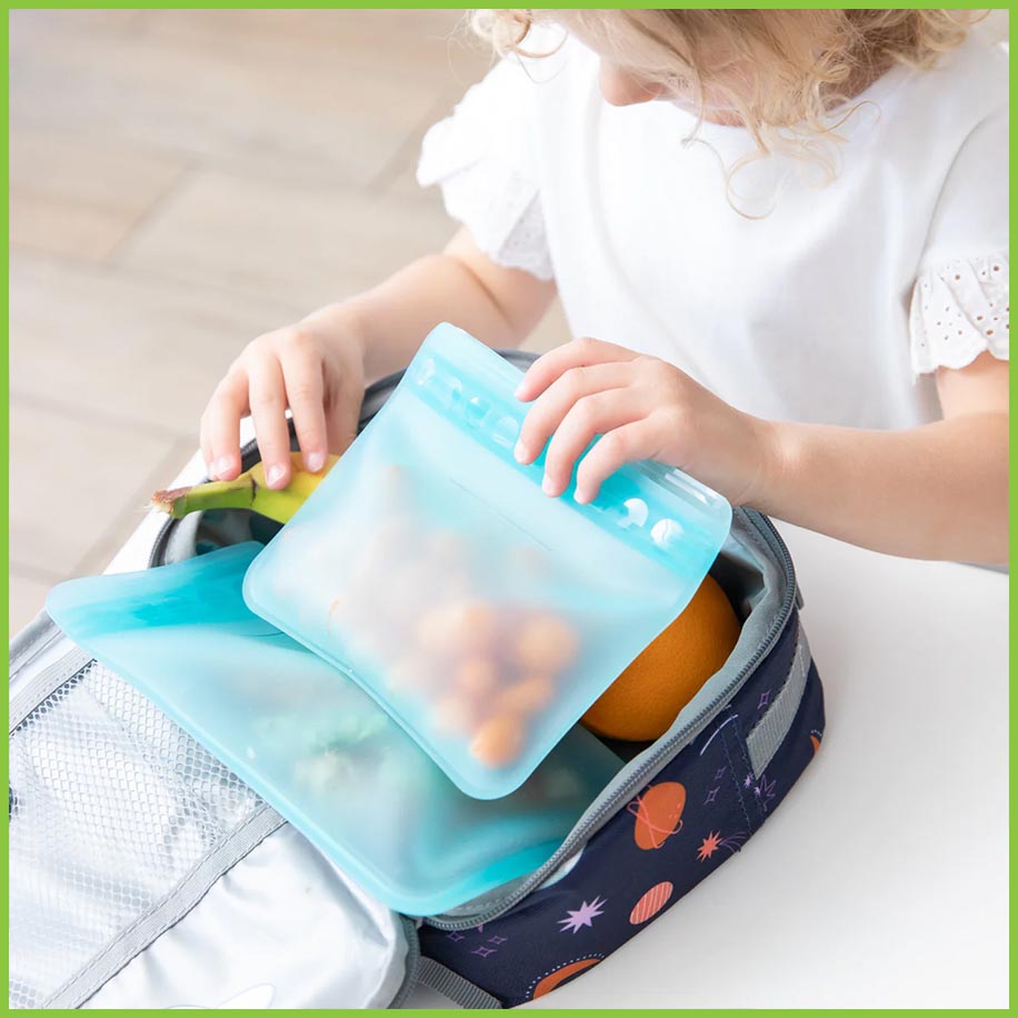 Silicone lunch bags hot sale