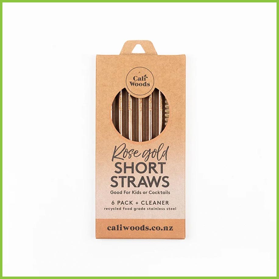 Reusable Short Straws - CaliWoods
