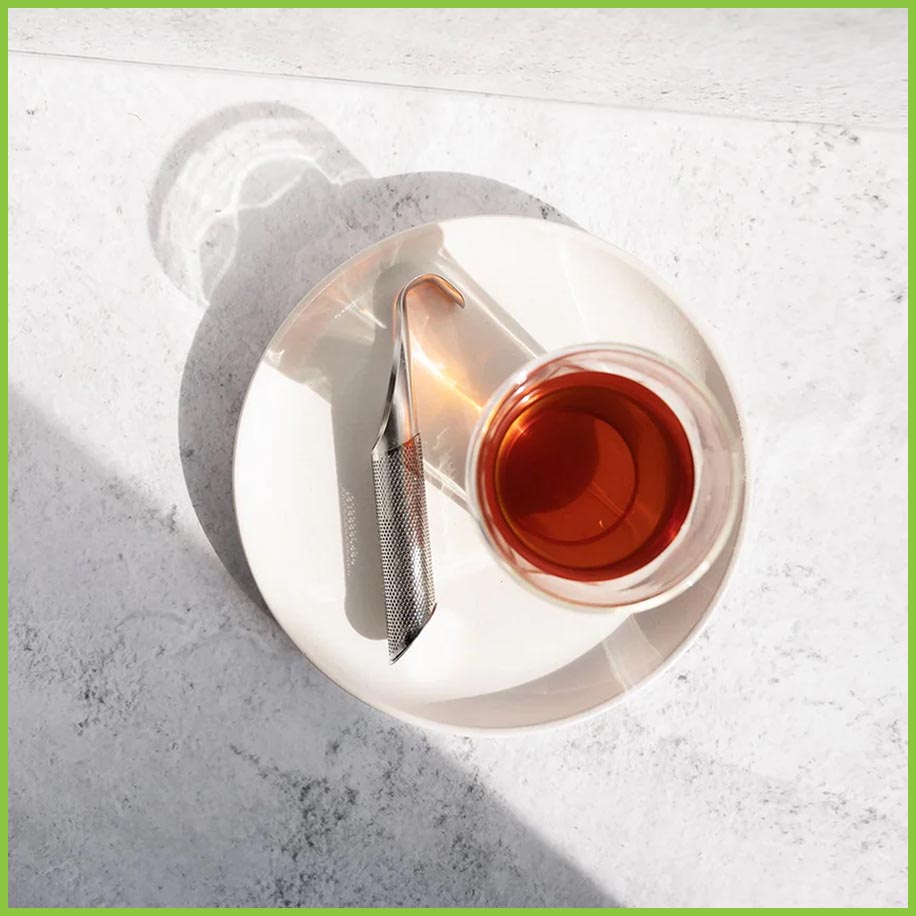 Single Cup Tea Infuser / Tea Strainer With Hook - CaliWoods