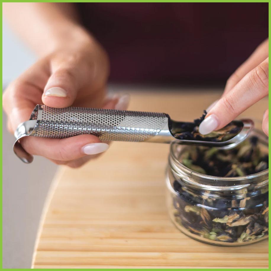 Single Cup Tea Infuser / Tea Strainer With Hook - CaliWoods