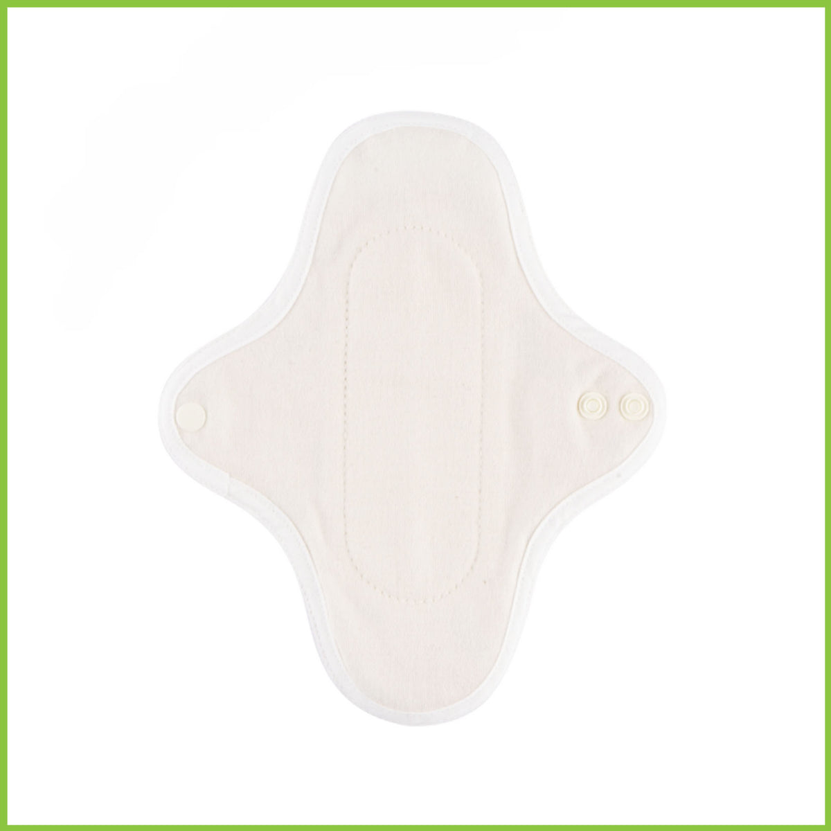 A reusable panty liner from Hannah with organic cotton layers.