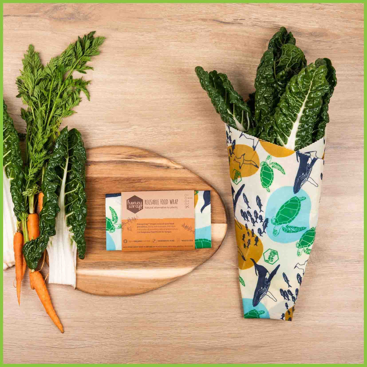 Beeswax Wraps - Honeywrap -  Food wraps - Various Sizes
