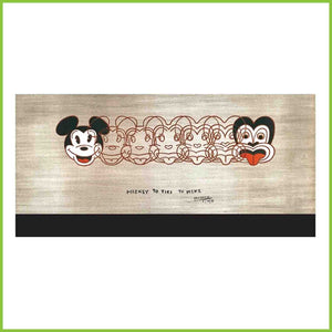 The full image of the Mickey to Tiki design for CuppaCoffeeCup by Dick Frizzell.