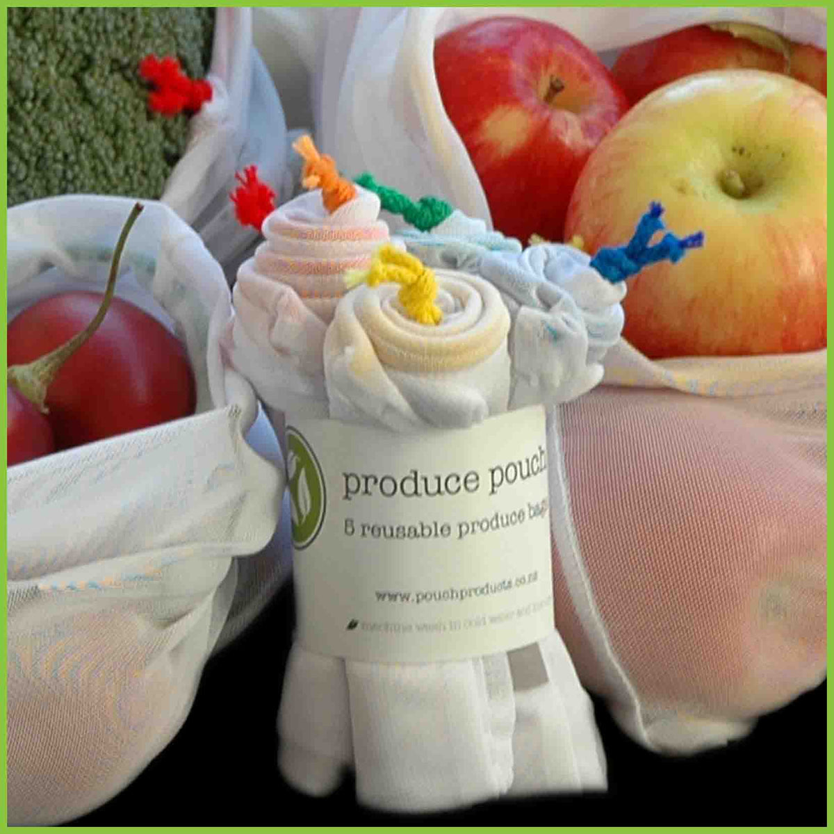 Reusable Produce Bags - Fruit and Vegetable Bags - Pouch Products