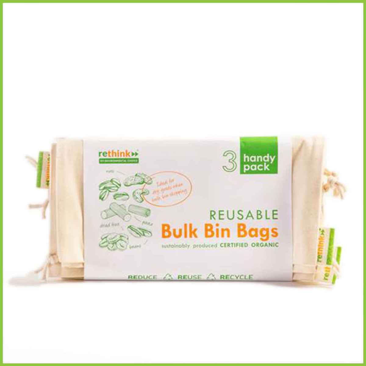 A three pack of bulk bin bags from Rethink.