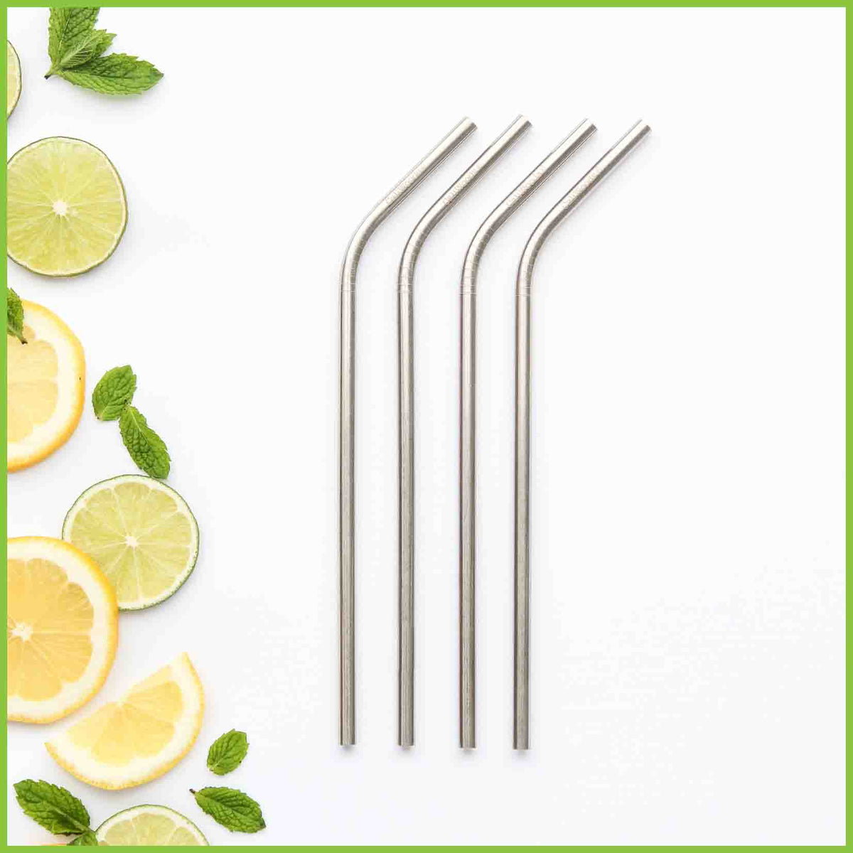 Four Caliwoods drinking straws