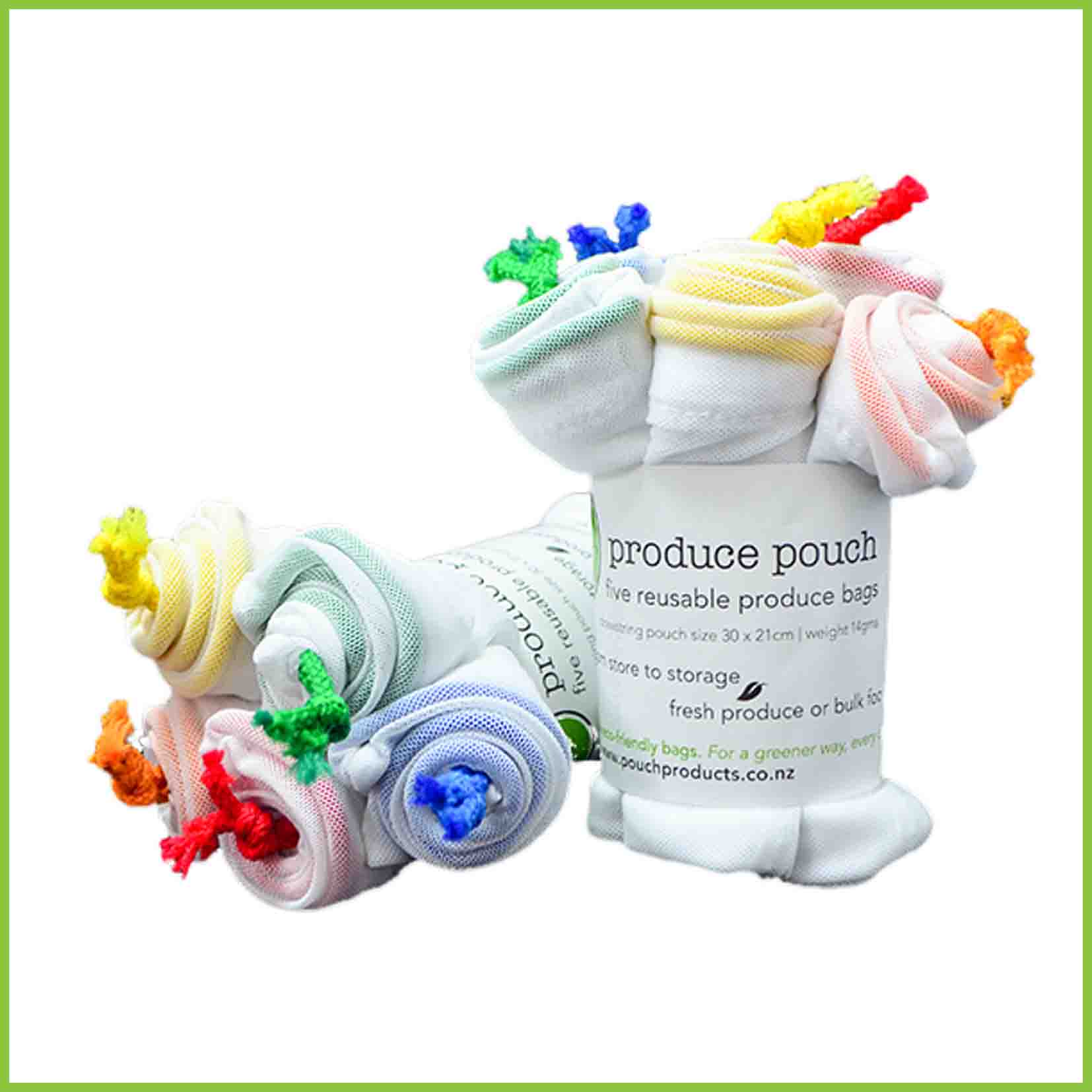 5 pack of produce pouches from Pouch Products.