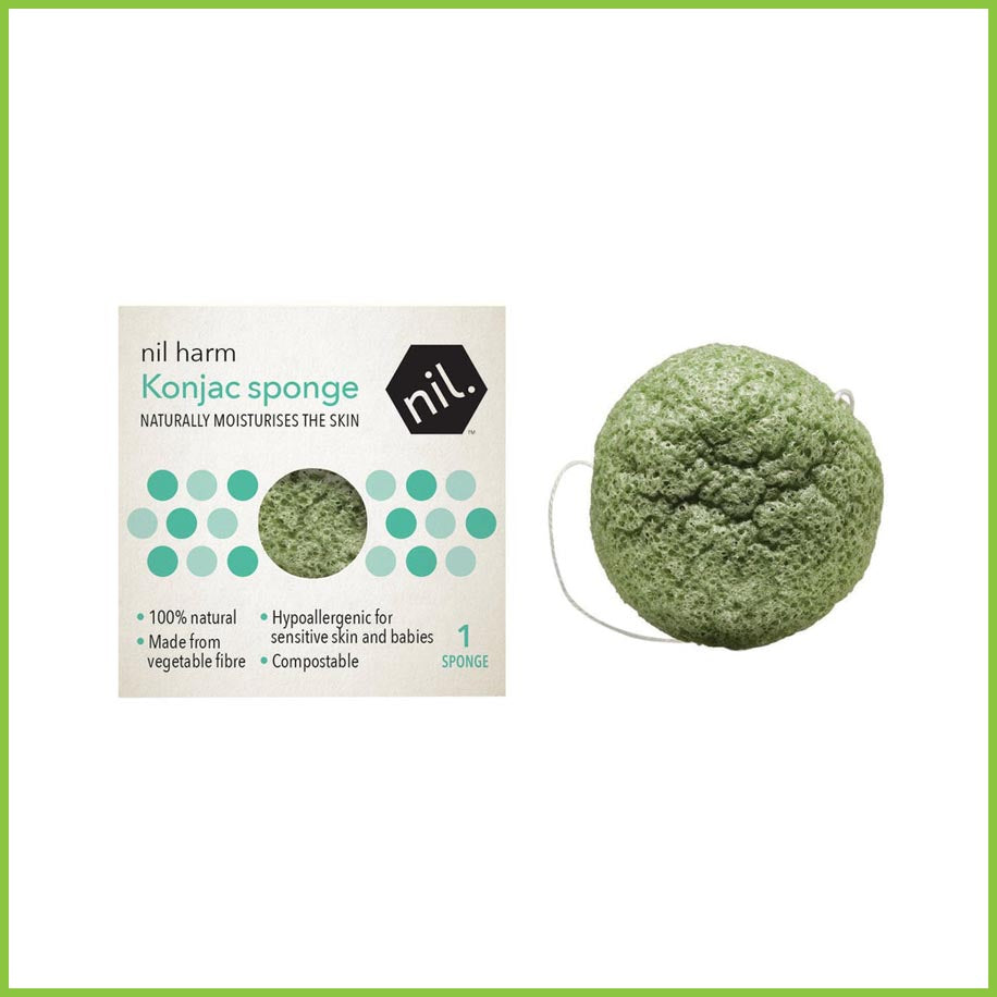 Konjac Facial Sponge - Natural Skin Cleansing Sponge - Nil Products