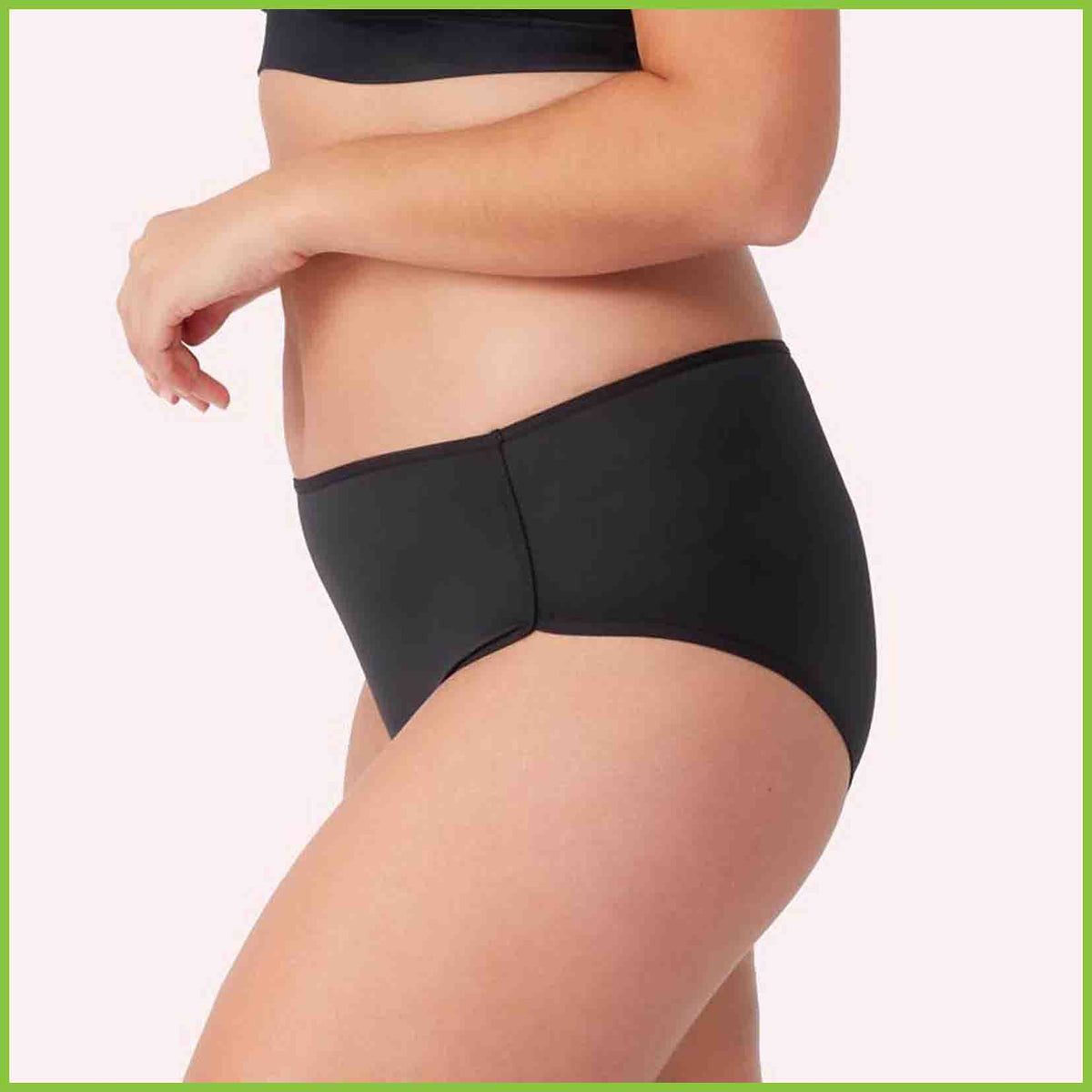 Love Luna period underwear in the midi style - model 2 - side view