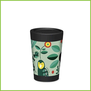 Reusable Cup - Manu Māori Green - CuppaCoffeeCup