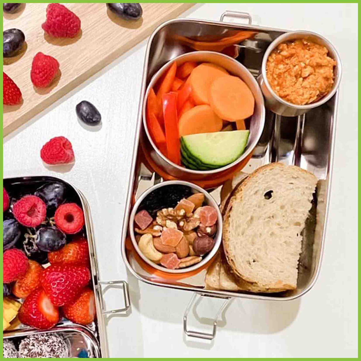 Stainless Steel Snack Pots - Bento Ninja