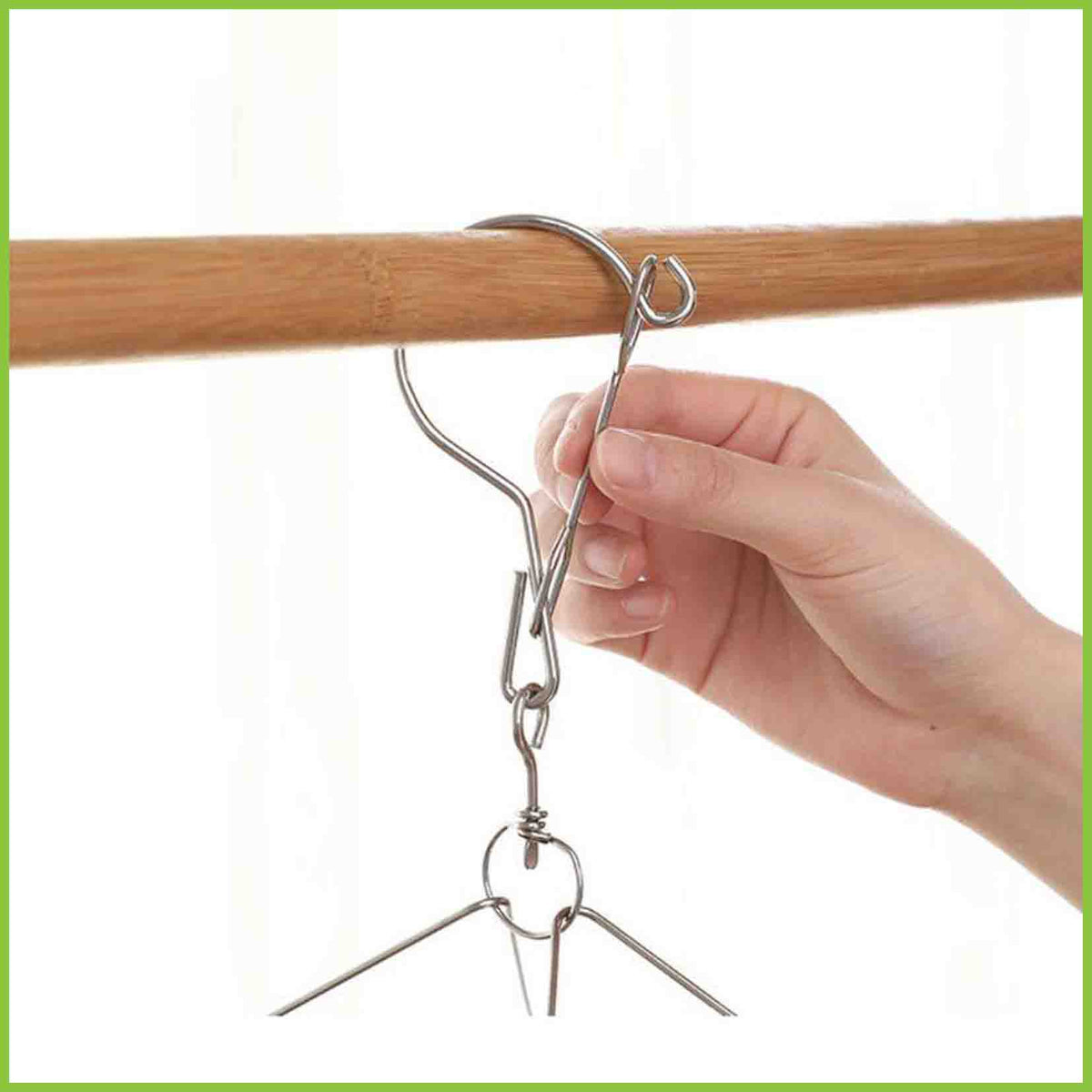 Laundry Peg Hanger | From Bento Ninja | Stainless Steel | Reuseful NZ