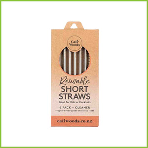 Reusable Short Straws - CaliWoods