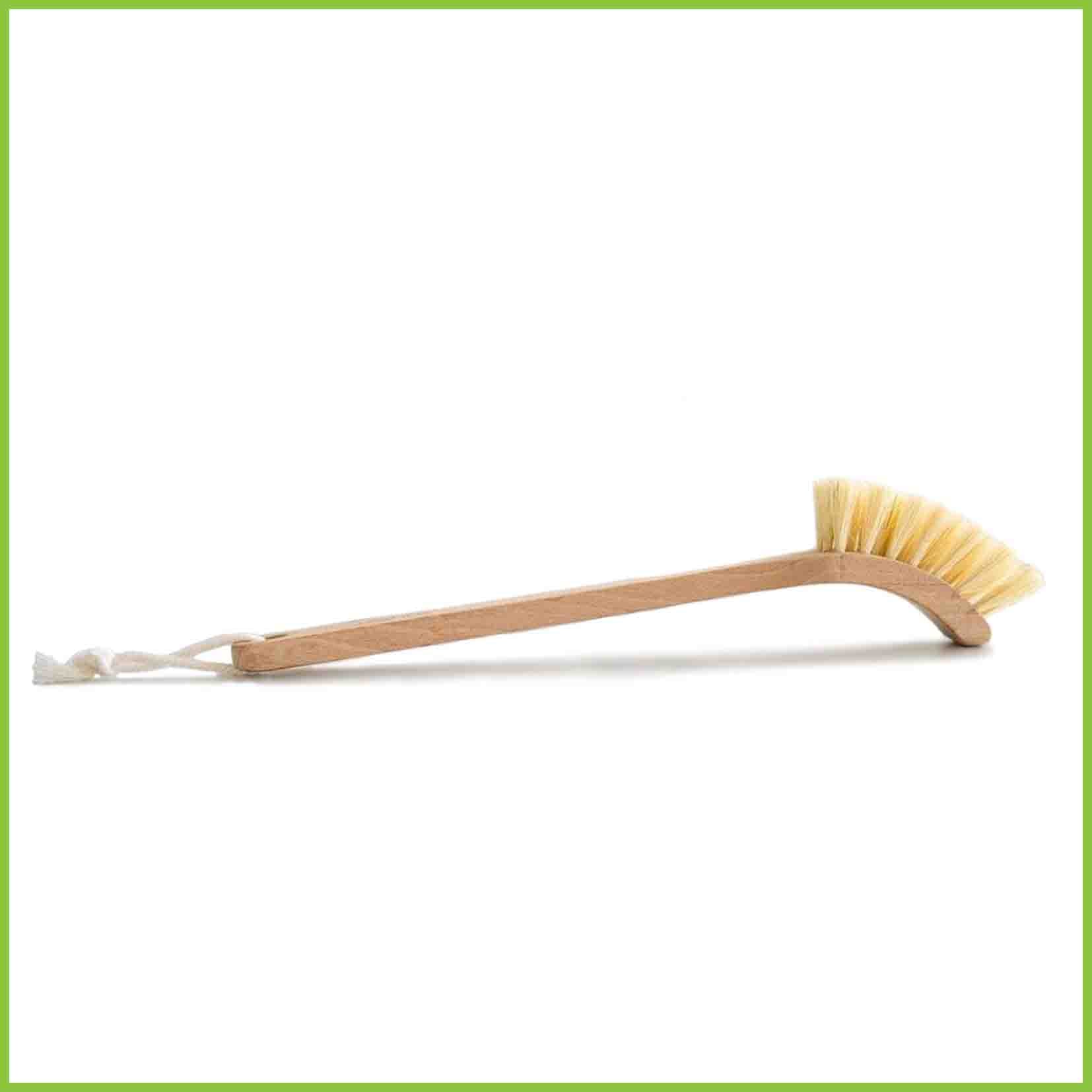 A wooden dish brush from The Good Change Store NZ